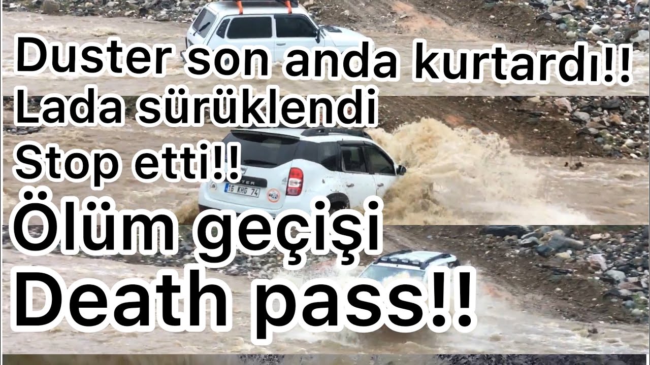 Dacia duster vs Lada niva ölüm geçiti!!