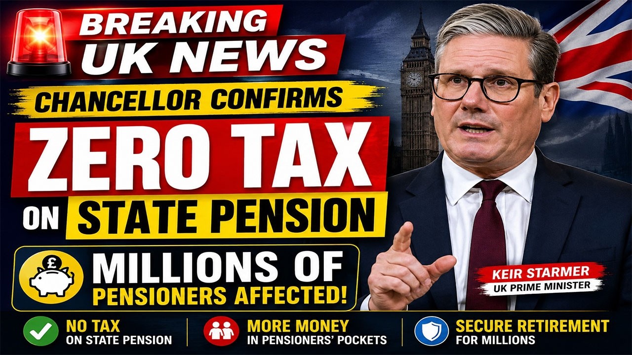 🚨 Breaking UK News: Chancellor Confirms Zero Tax on State Pension &ndash; Millions of Pensioners Affected