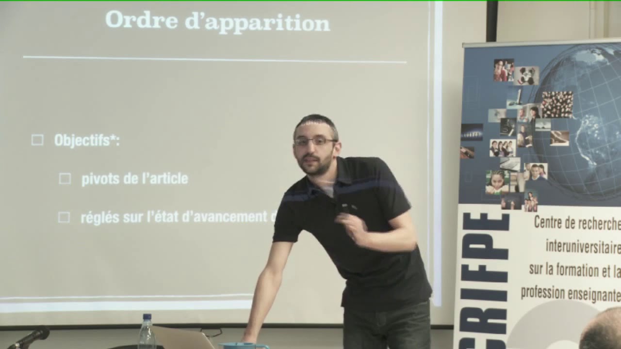 La rédaction d'articles scientifiques par Simon COLLIN