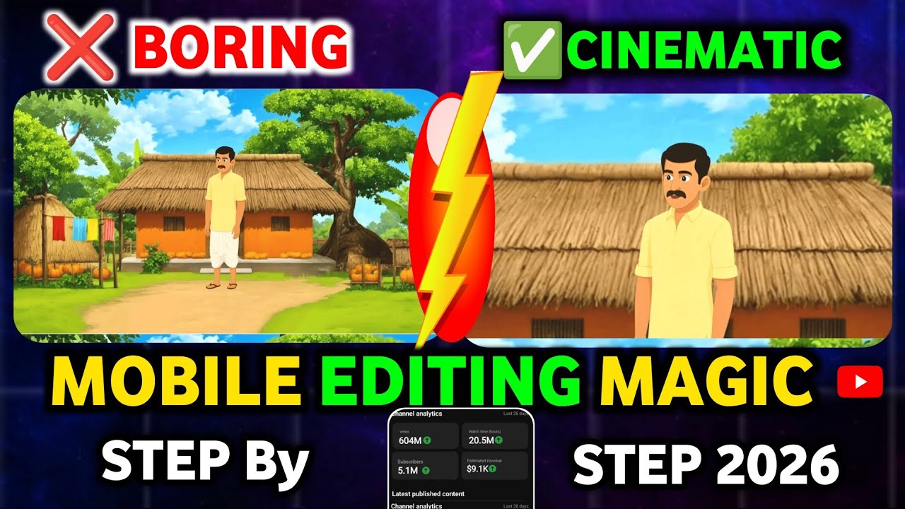 Cartoon Video को 'Cinematic' कैसे बनाएं? | Zoom In Zoom Out Tutorial (Hindi) | 2D Animation 