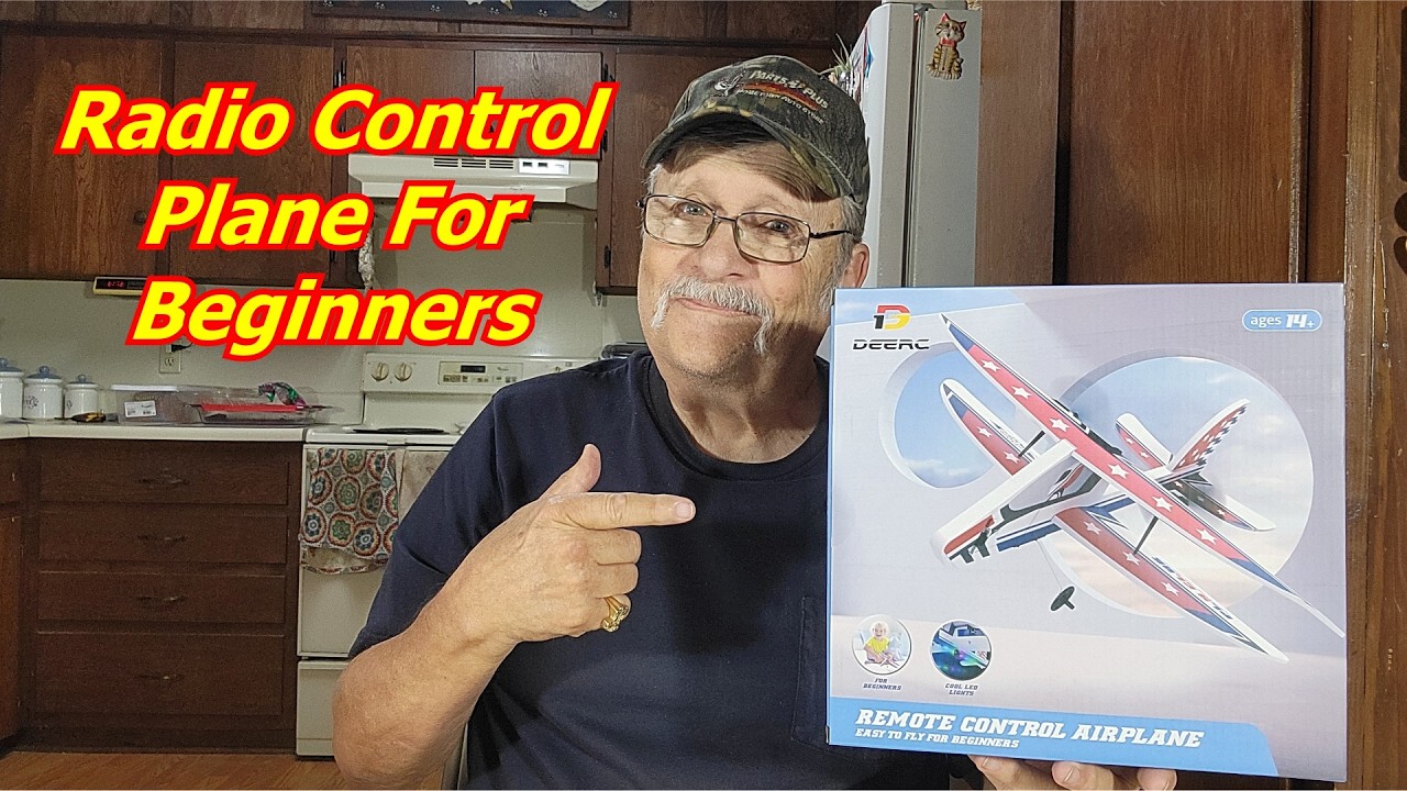RC Remote Control Airplane W/3 Batteries Great For Beginners