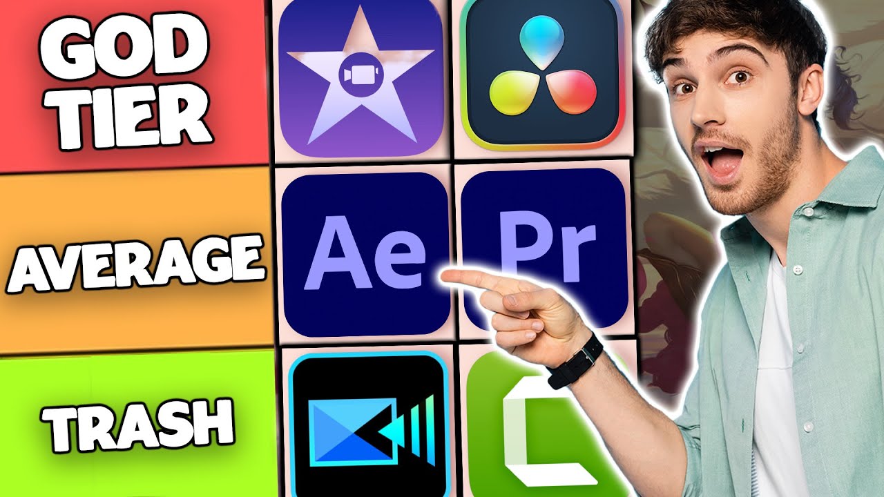BEST Video Editing Software Tier List 2024 (For PC & Mobile)