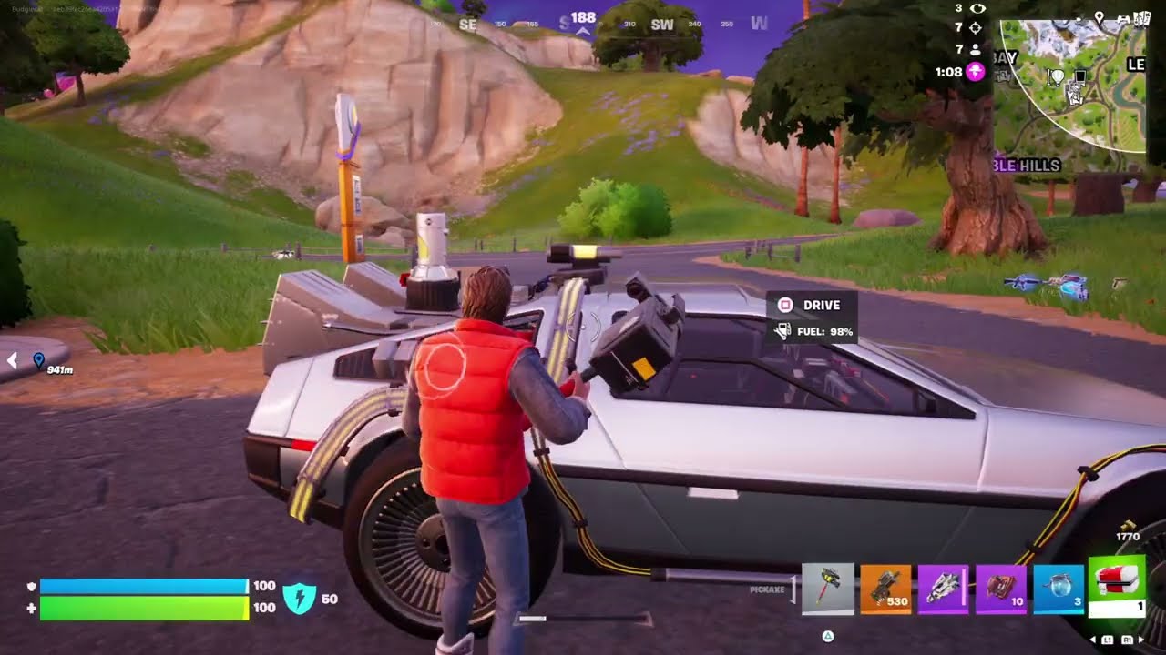 Fortnite - The Rift is here! Run for it Marty!