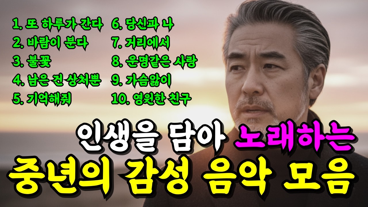 중년 감성 트로트 메들리 I 듣자마자 눈물 나는 위로의 노래 베스트 모음