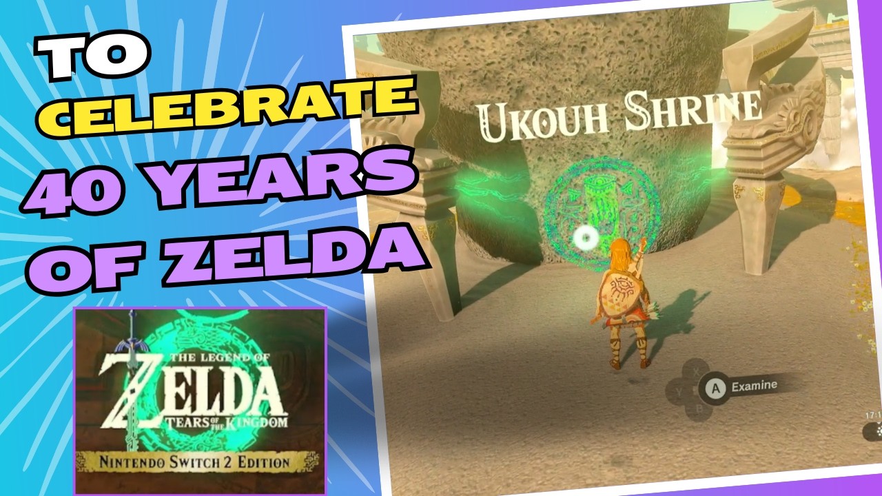 UKOUH SHRINE - THE LEGEND OF ZELDA - TEARS OF THE KINGDOM - TO CELEBRATE 40 YEARS OF ZELDA