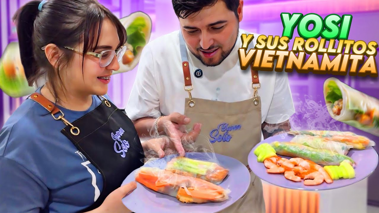 COMO HACER ROLLITOS VIETNAMITA CON POCO DINERO // YOSI NOS MUESTRA CÓMO 😱