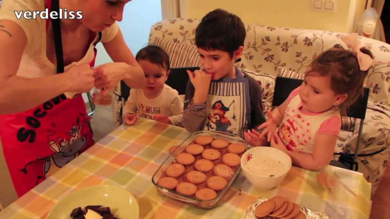RECETA I Tarta de chocolate y galletas