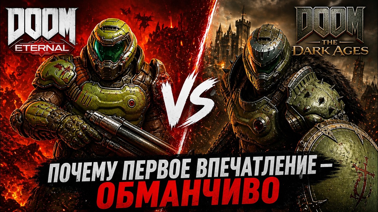 DOOM Eternal vs. The Dark Ages: почему первое впечатление &mdash; обманчиво