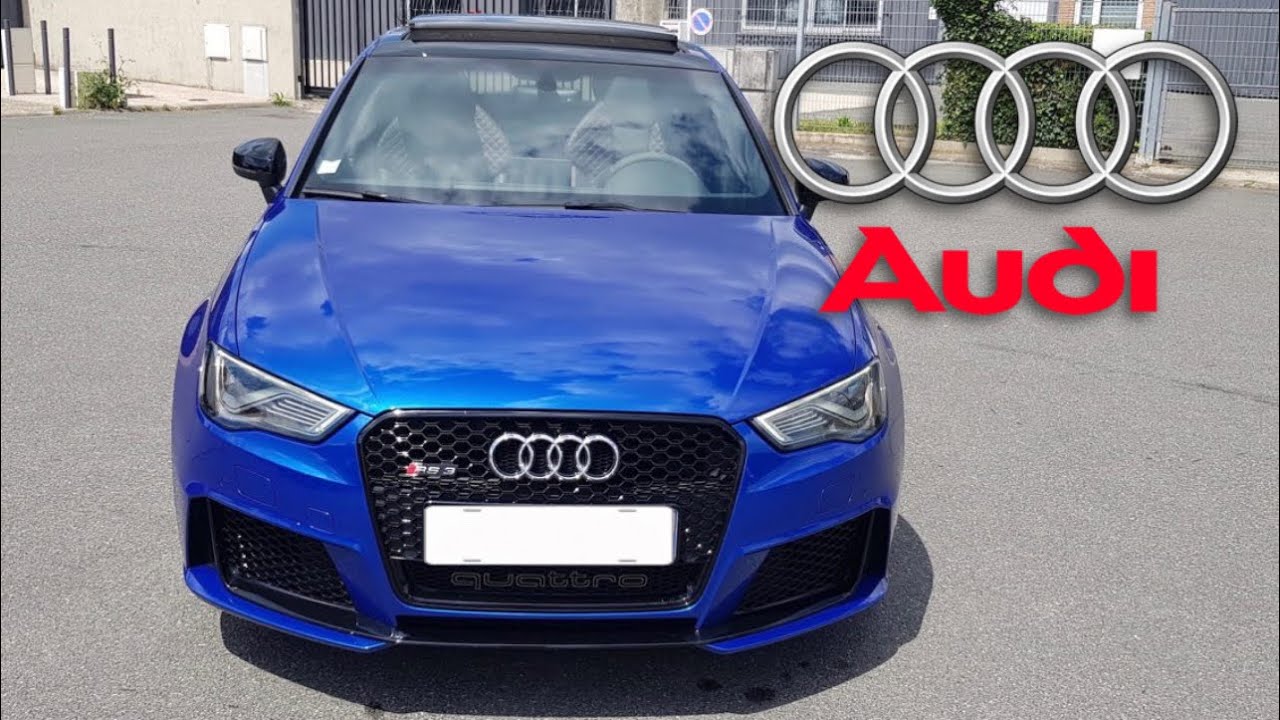 RS3 8v1 367cv bleu sepang