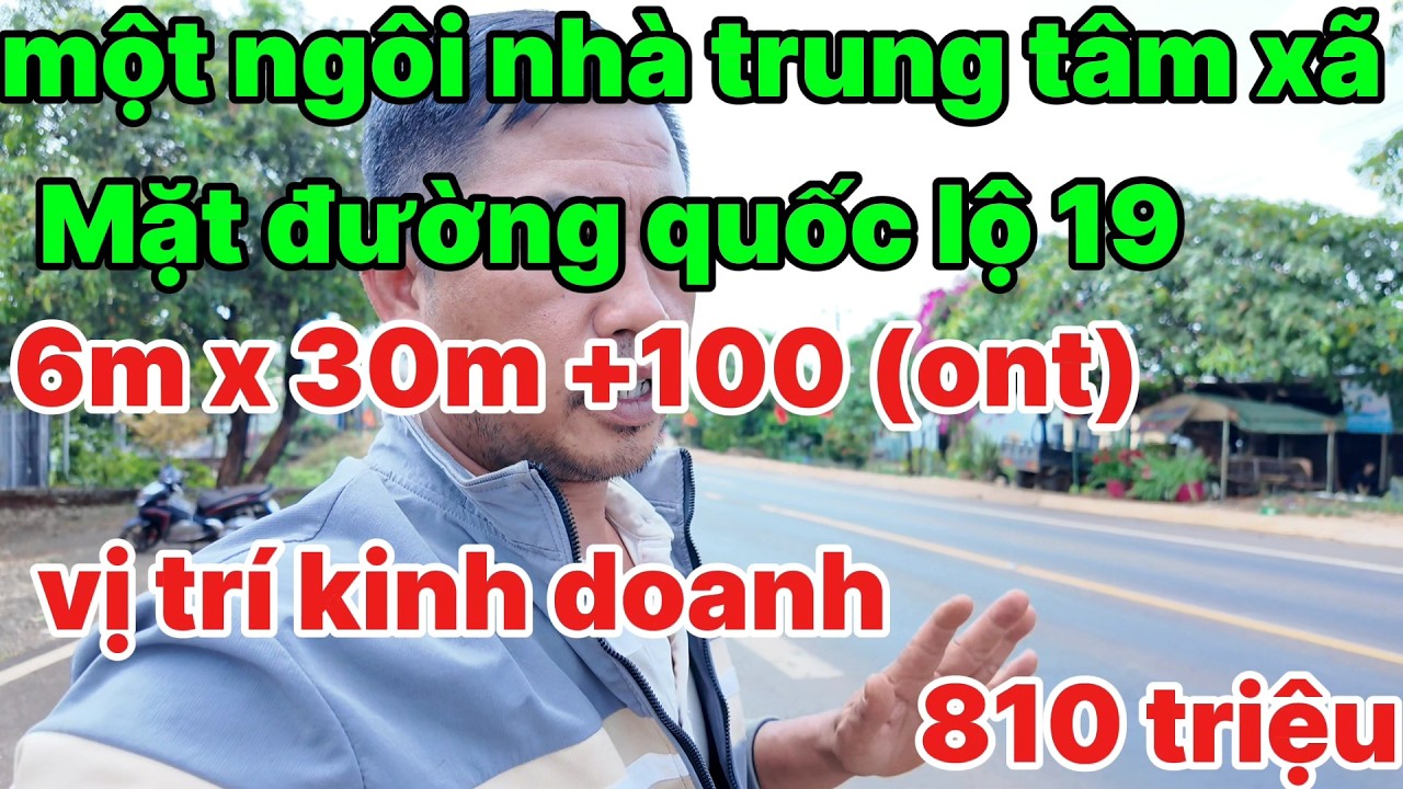 06, một ngôi nhà trung tâm xã, quốc lộ 19 mà giá 810 triệu, vị trí kinh doanh sầm uất