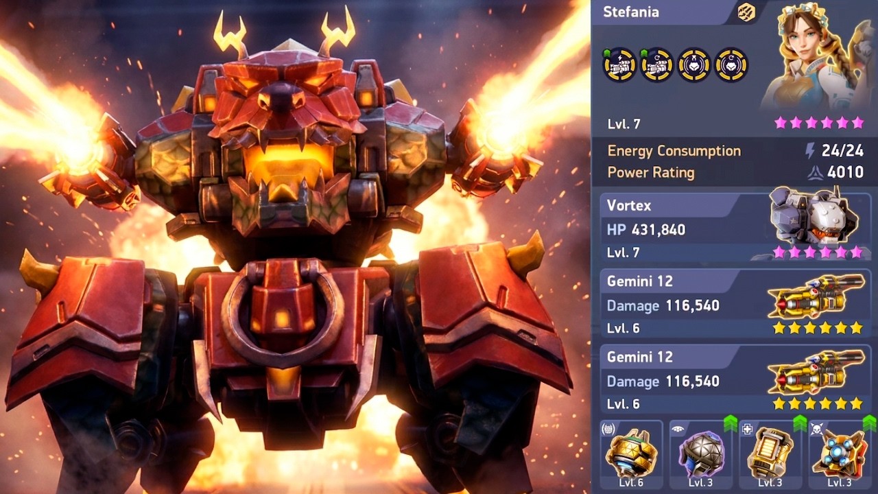 FAST DURABLE SUPPORTIVE ANNOYING - Gemini on Vortex - Mech Arena