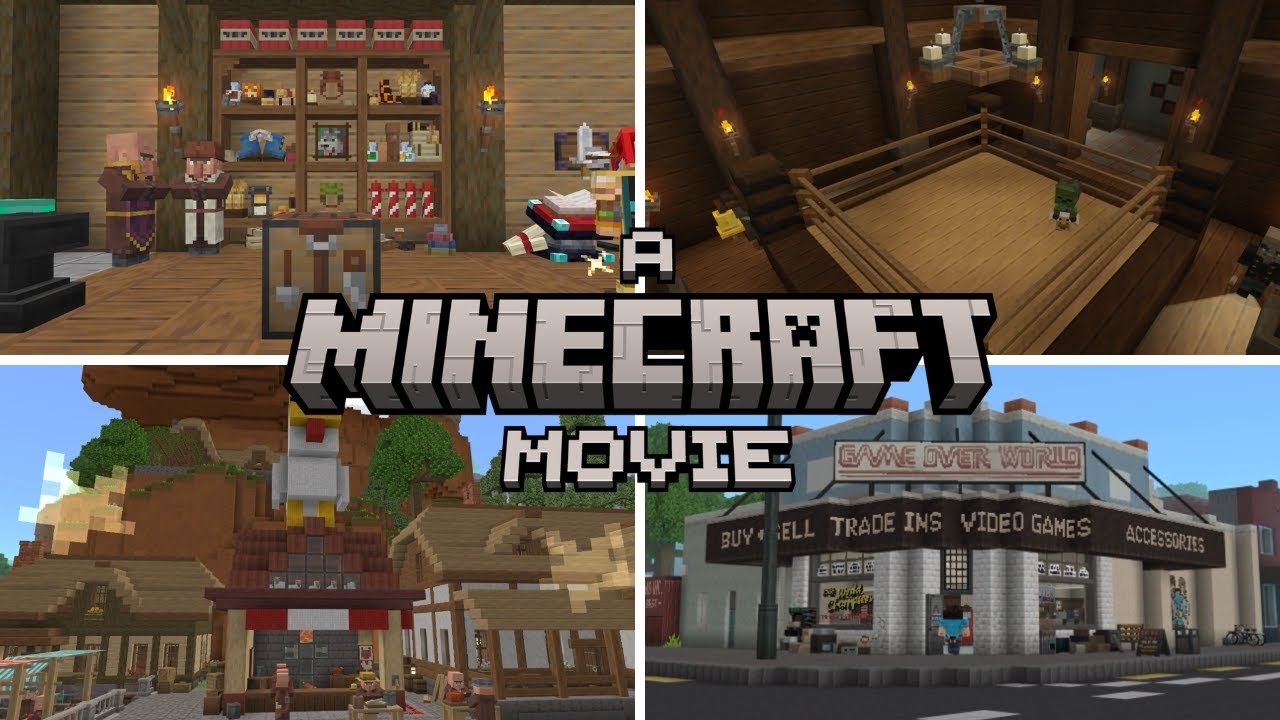 A Minecraft Movie - All Iconic Location | Minecraft Movie
