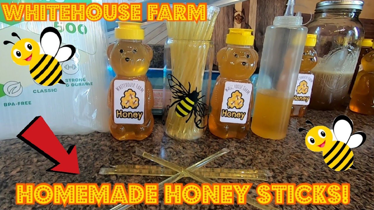 Homemade Honey Sticks Cheap And Easy DIY!🐝