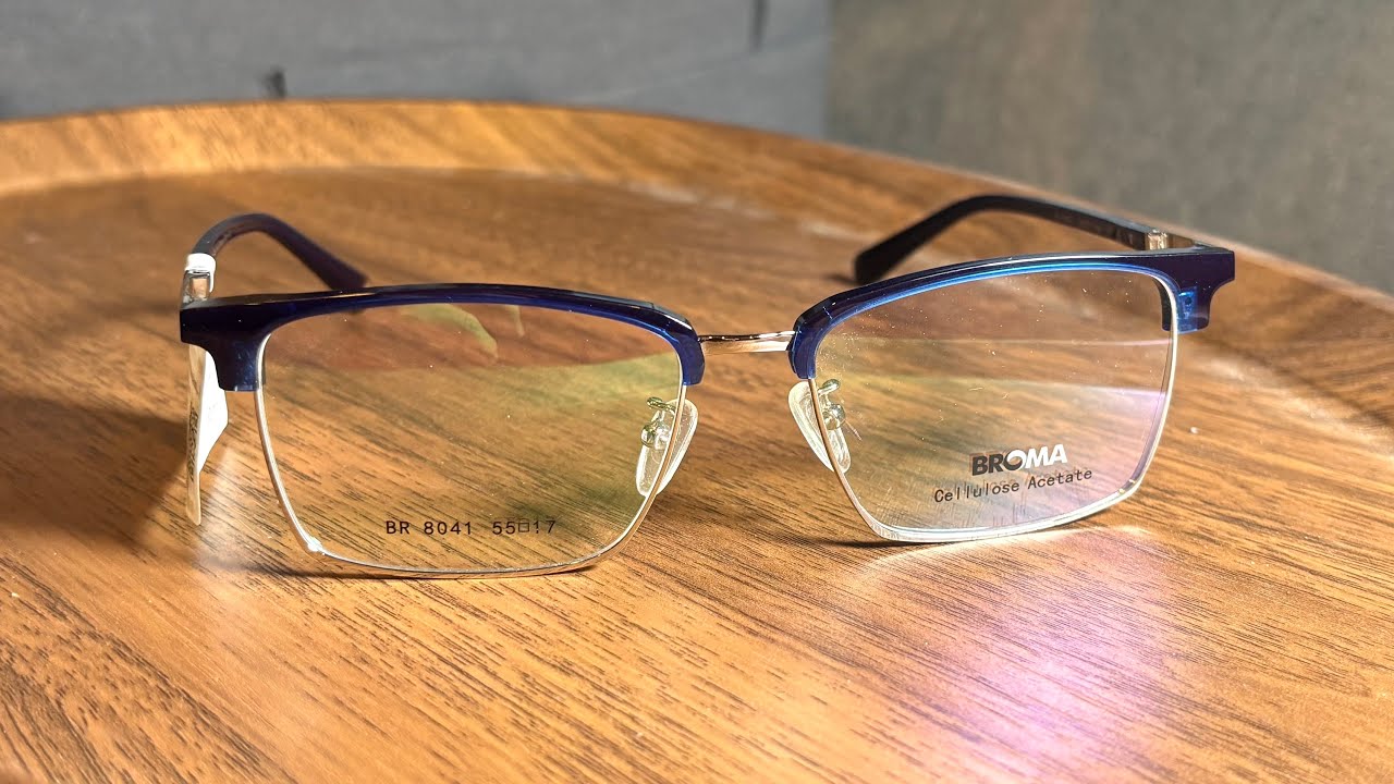 [ Size vừa&Nhỏ ] Broma Clubmasters BR8041 | Rectangle | – Chất liệu Thép 