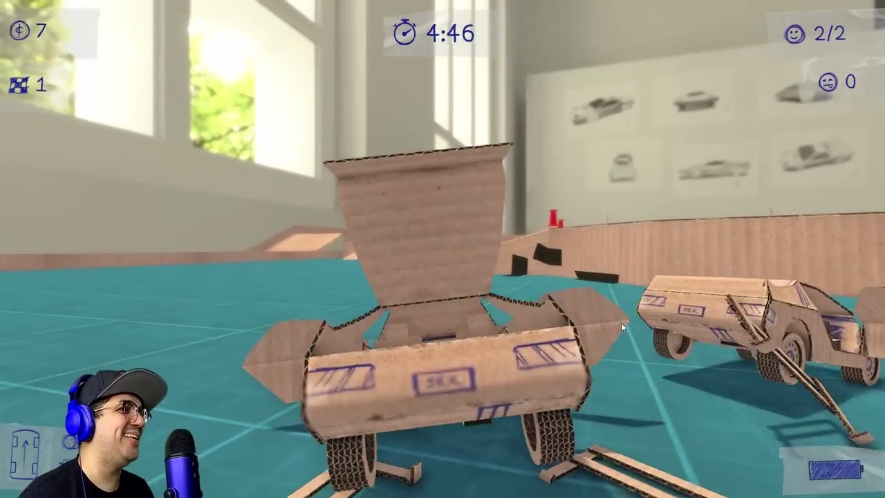 A SUPER BATALHA DE CARROS DE PAPELÃO!!! (quem rasgar perde)