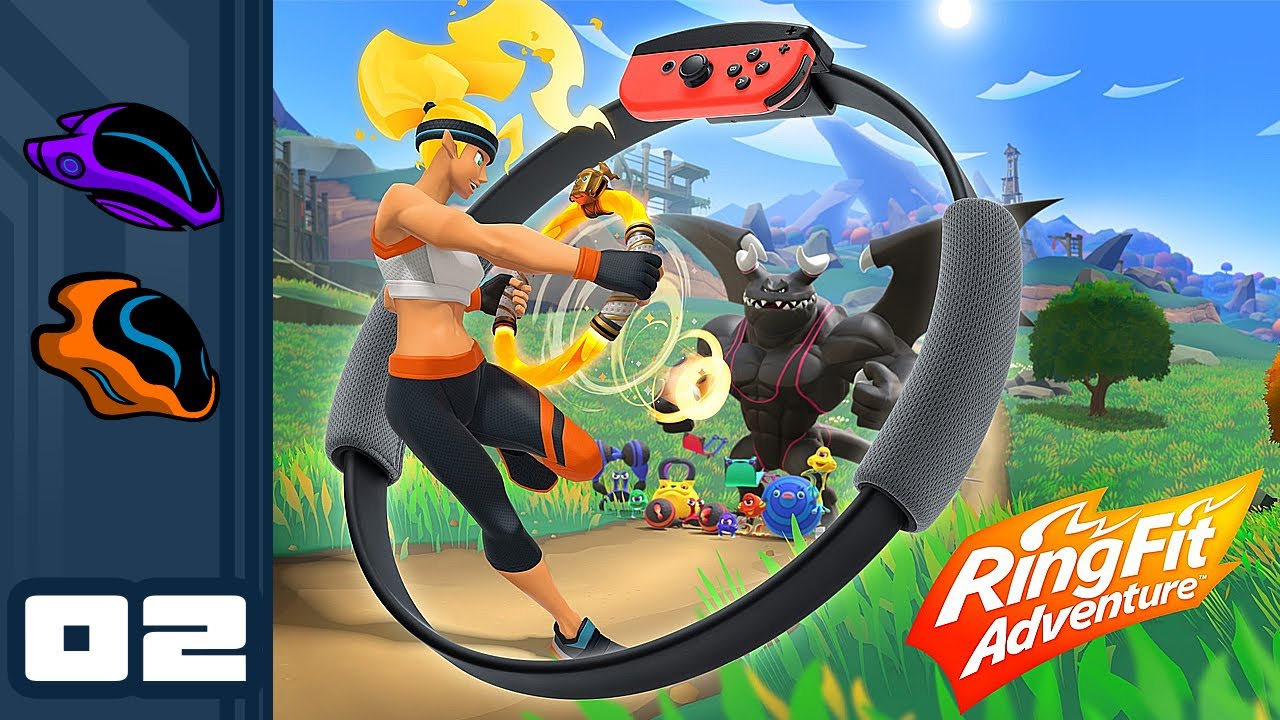 Let's Play Ring Fit Adventure - Switch Gameplay Part 2 - While Wander's Away, Chelle Gets To Play!