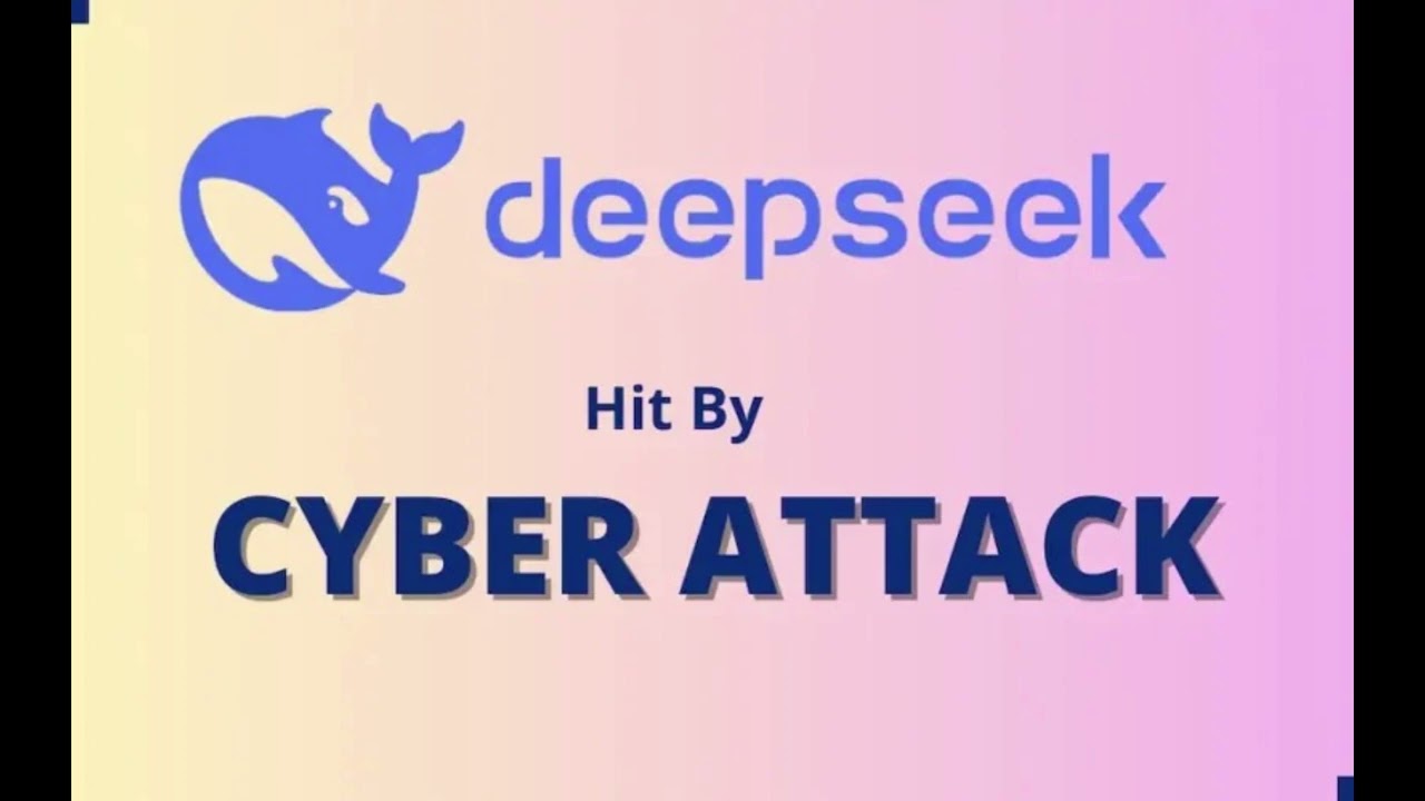 DeepSeek Hit by Cyber Attack, DDoS attack