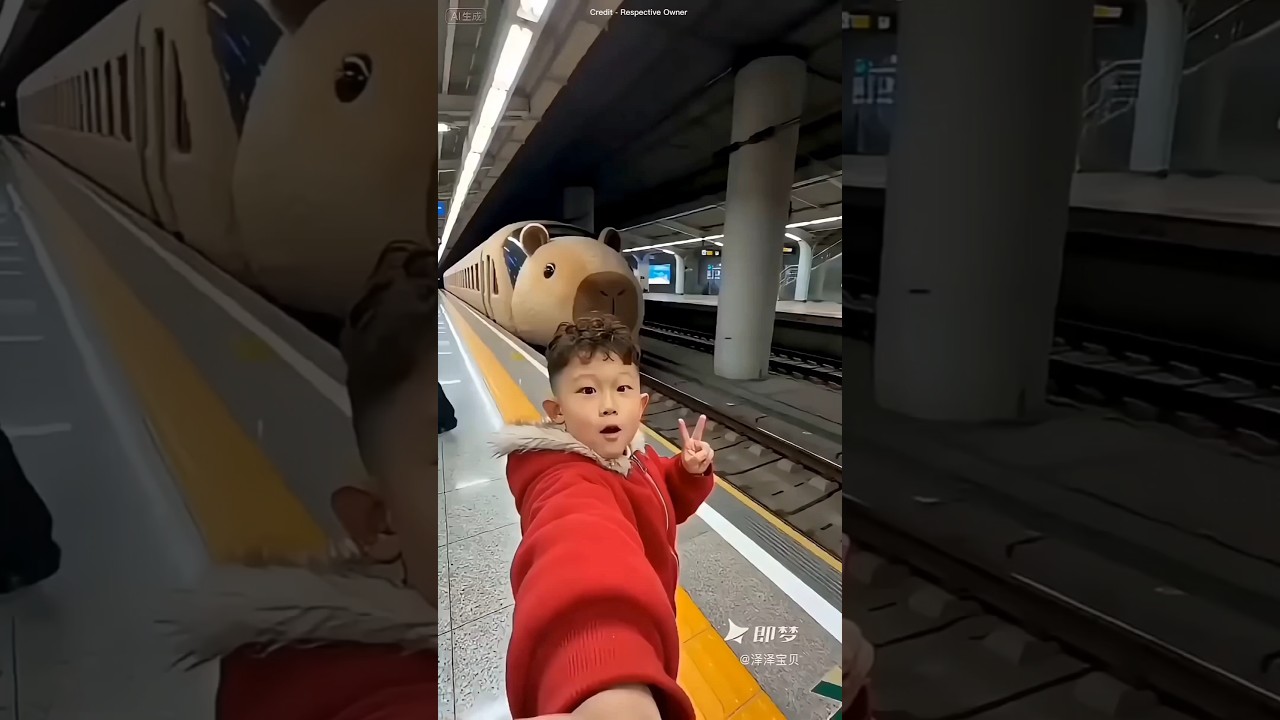 Поезд-сюрприз с плюшевыми мишками! 🧸🚂🥤