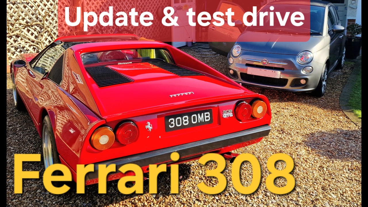 Ferrari 308 cooling fan, CTEK charger, steering electrics plus test drive!
