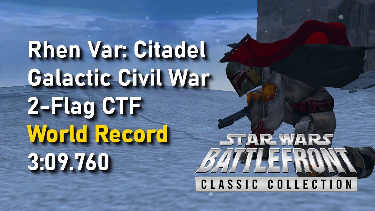 [PB][FWR]Star Wars Battlefront II (2024) Speedrun - Rhen Var: Citadel - 2-Flag CTF - GCW in 3:09.760
