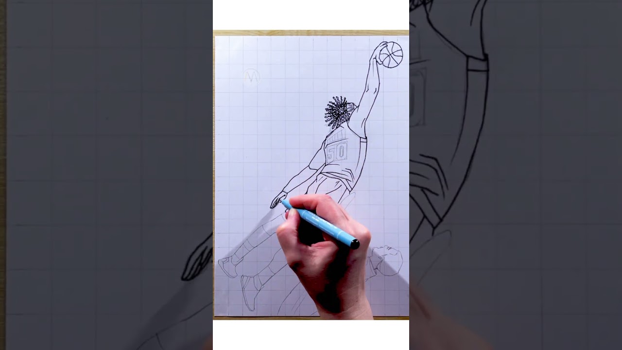 Drawing NBA player 