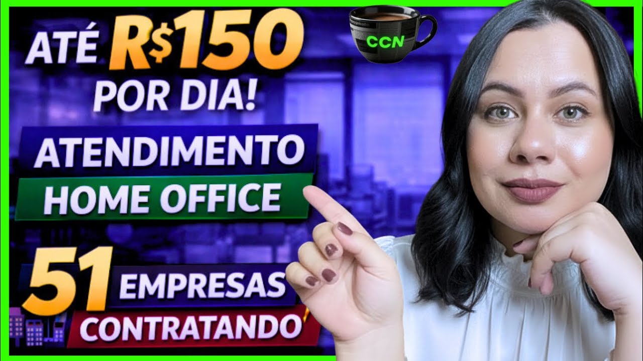VAGAS HOME OFFICE: 51 EMPRESAS BUSCANDO CANDIDATOS PARA ATENDIMENTO HOME OFFICE