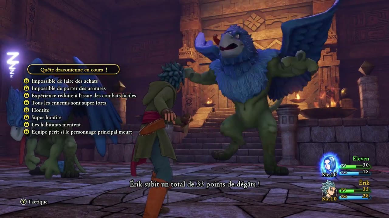 DRAGON QUEST XI S  - Griffon de merde en draconien (All)