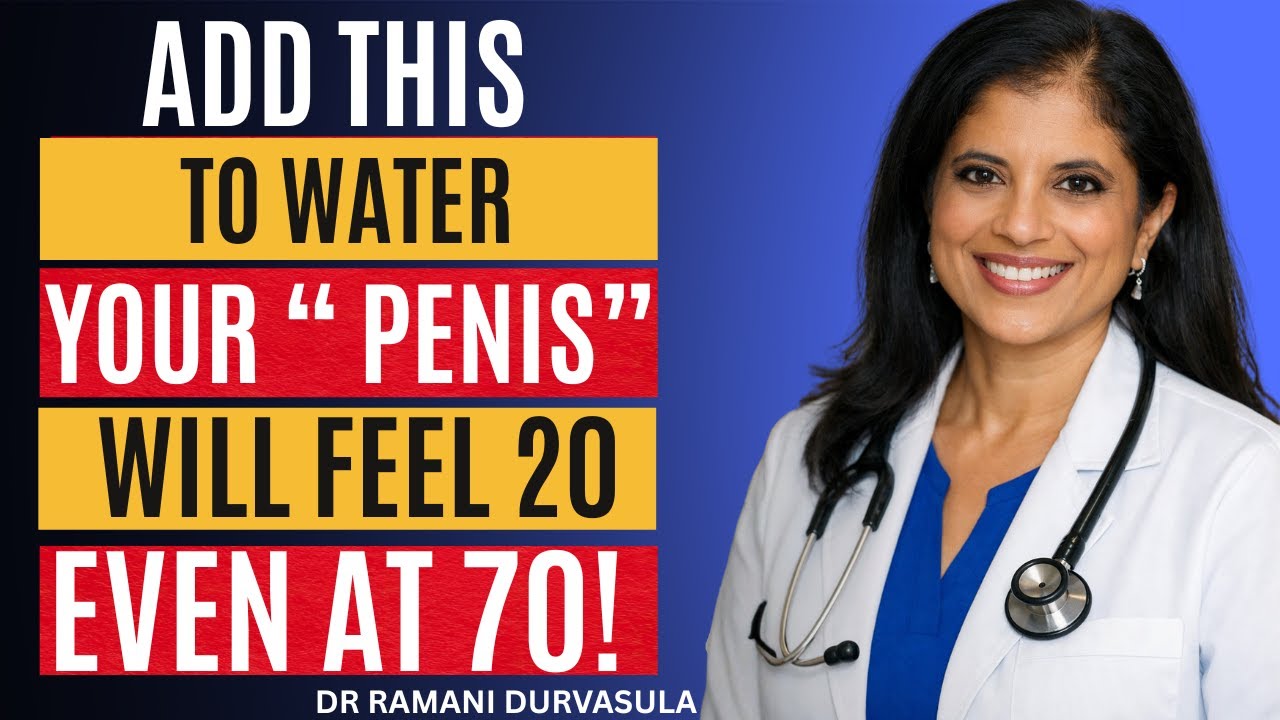 Don’t Drink Plain Water After 50! Add THIS Mineral for Insane Blood Flow | Dr. Ramani