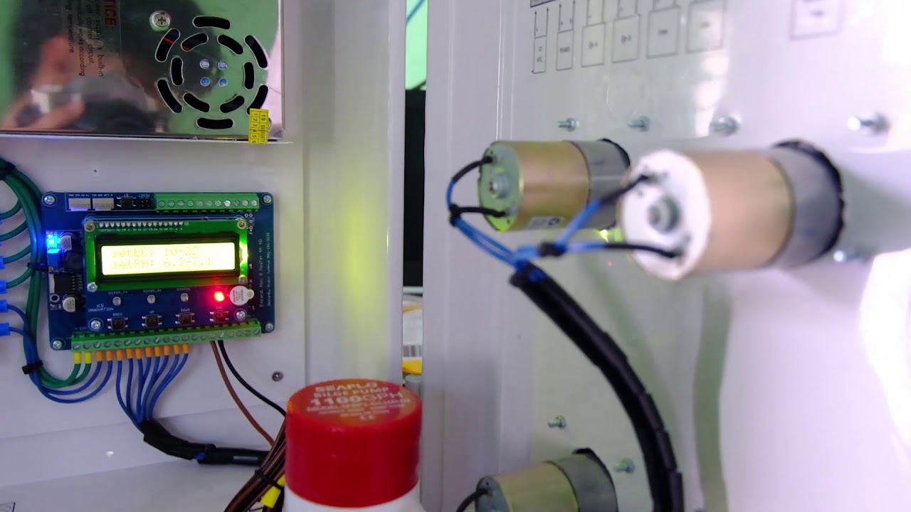 EC Control ตู้ผสมปุ๋ยอัตโนมัติ EC pH Meter ปุ๋ยไฮโดรโปนิกส์ ออนไลน์ ผ่านมือถือ