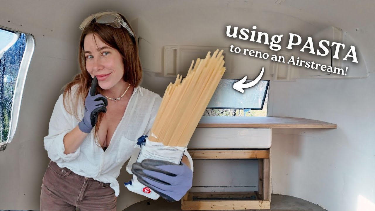 She's Building Her Countertop With... SPAGHETTI?
