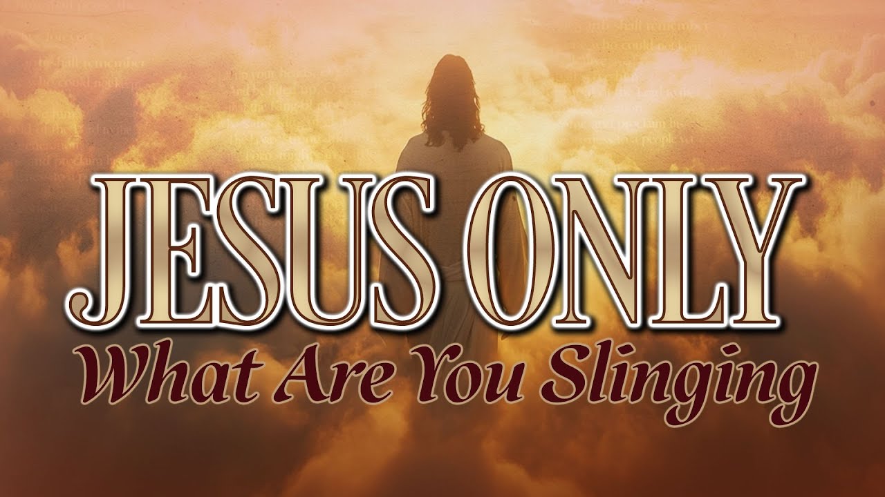 Jesus Only, What Are you Slinging - Apostle Brian Valley | Thursday JAnuary 8 2025