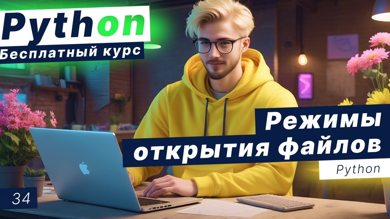 Урок 34. Режимы открытия файлов в Python. Потоковый ввод stdin и вывод stdout