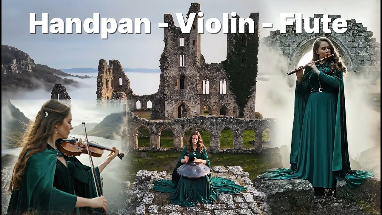 🏰 Mystical Celtic Music for the Soul | Handpan & Violin in an Ancient Castle Ruin