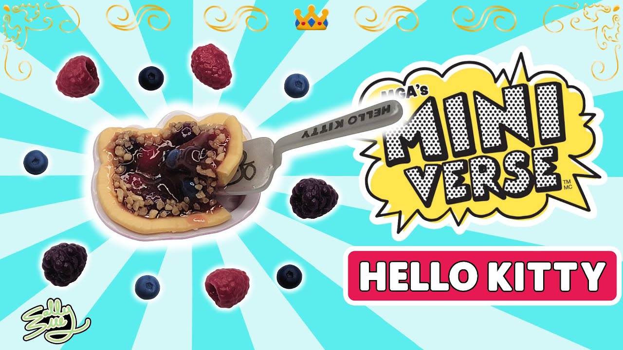 A Sliced Hello Kitty Berry Pie Remix! | Miniverse - Hello Kitty | Pie Themed 3