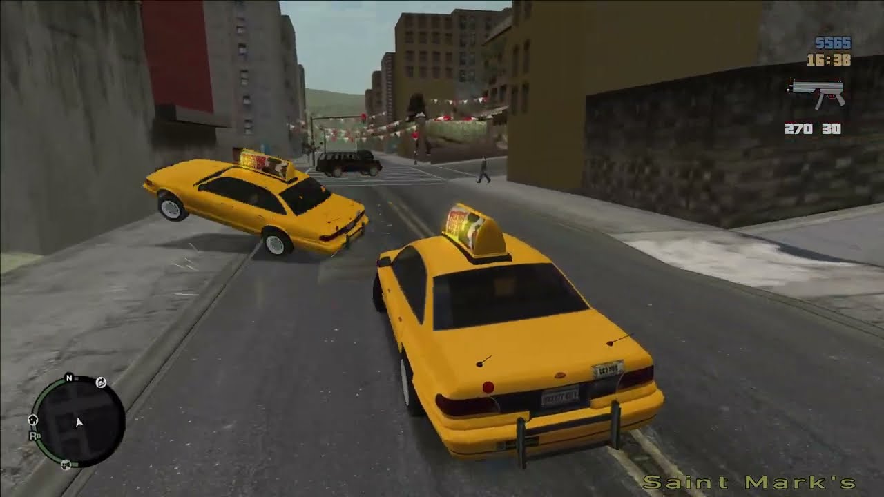 GTA 3 (GTA 4 Renderware Mod) [PC] Gameplay 01 (Taxi Driver Missions)