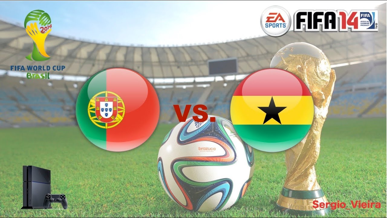 Portugal X Gana Campeonato do Mundo 2014 - FIFA 14 PS4