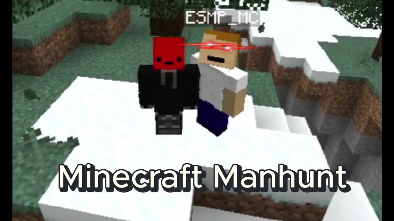 We tried unscripted Minecraft Manhunt...
