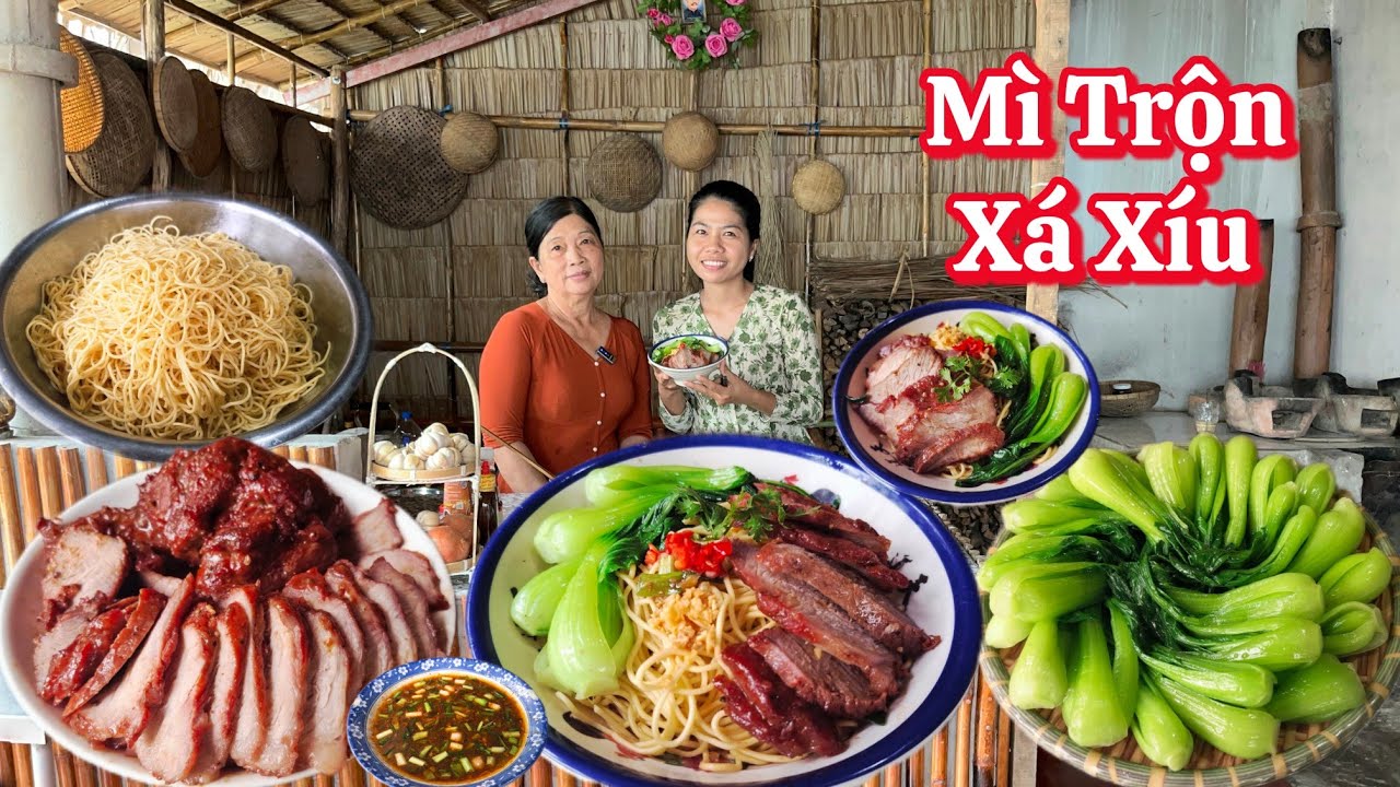 MÌ TRỘN XÁ XÍU cách làm đậm vị thơm ngon hấp dẫn 