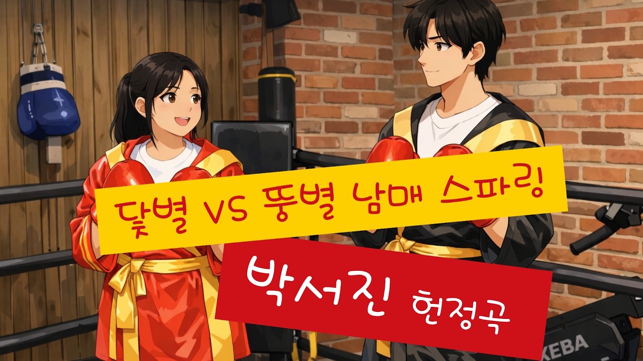 닻별 vs 뚱별! 박서진 남매 스파링 결과는? 귀여운 남매 펀치 | 박서진 헌정곡