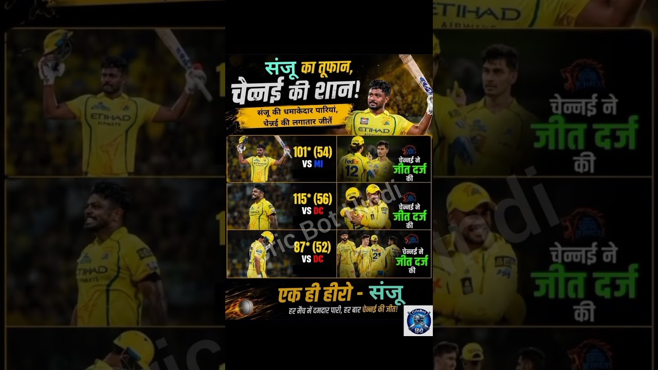 sunju samson ka tufan #cricketfan #cricket #sunjusamson #csk #crickethighlights #ipl2026 #viral