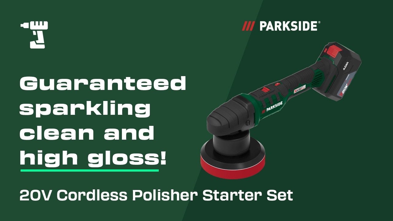 For flawless surfaces: the PARKSIDE 20 V Cordless Polisher Starter Kit in #ToolTalk