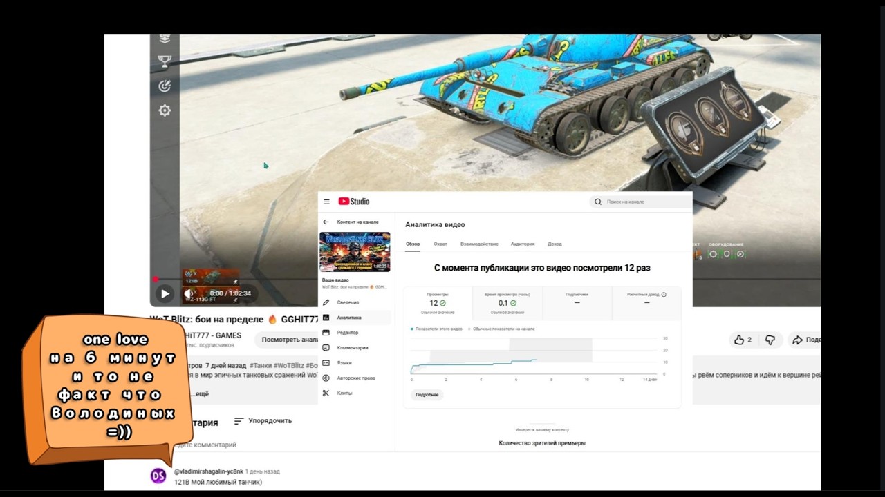 World of Tanks Blitz🔔 121B — топ СТ или нет? 🤔 Разбираем трек кому заходит лайк + 💥 коммент GGHIT777