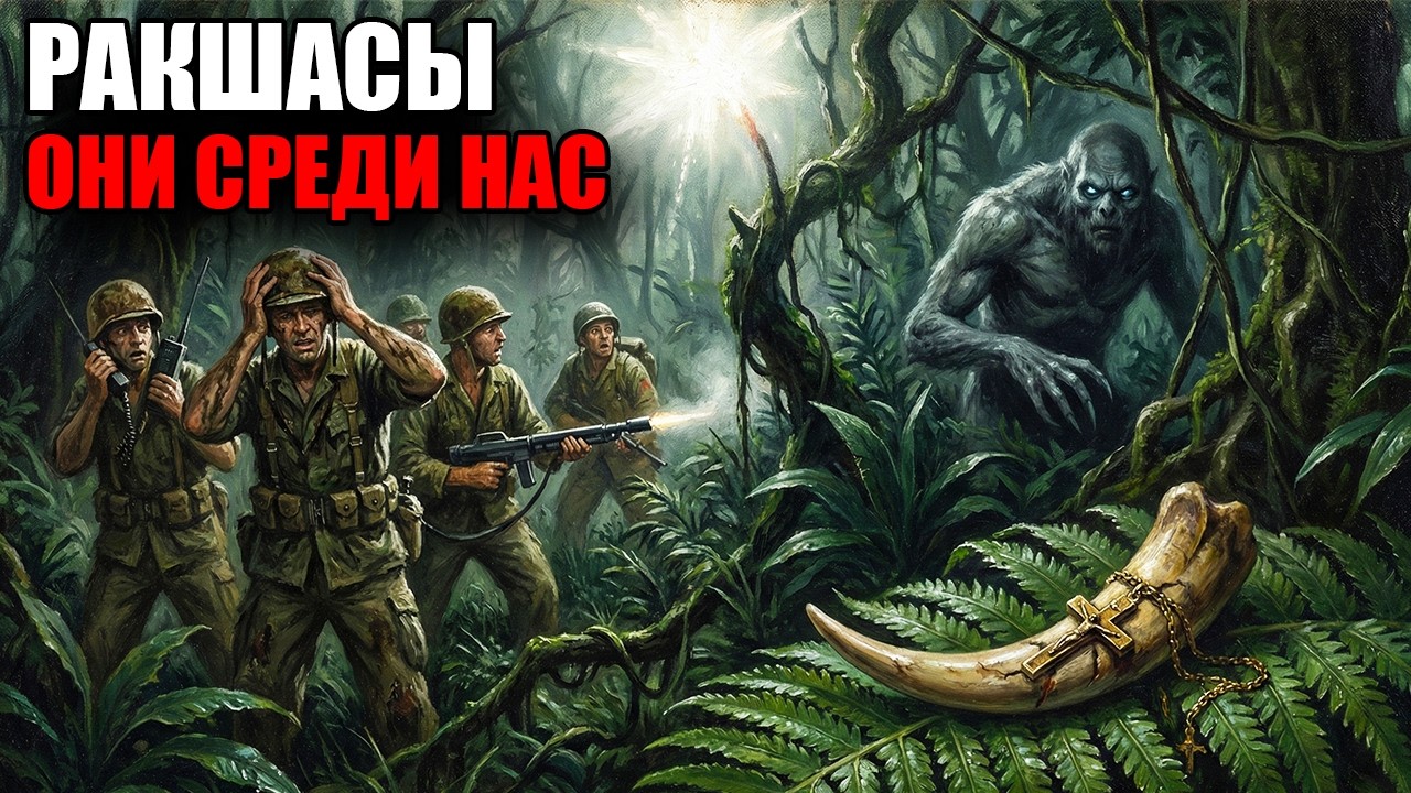 В 1942 Году Морпехи США Были Атакованы Ракшасами на Гуадалканале