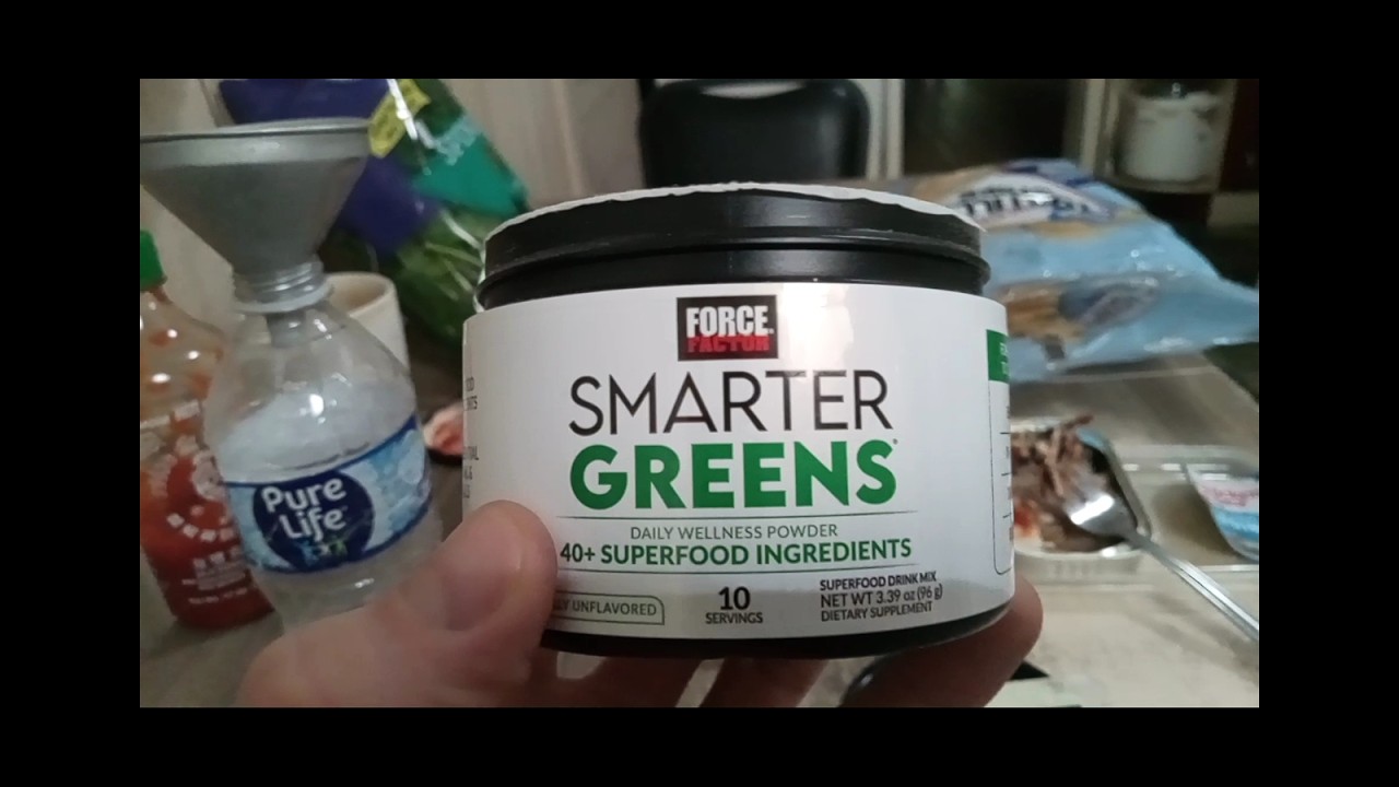 Force Factor Smarter Greens Daily Wellness Powder Superfood Supplement Review