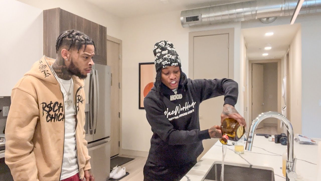 Pouring Out All My Bestfriend Liquor In Front Him...TRYING TO HELP💔