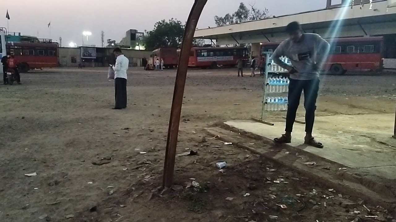 msrtc stand evening view hingoli