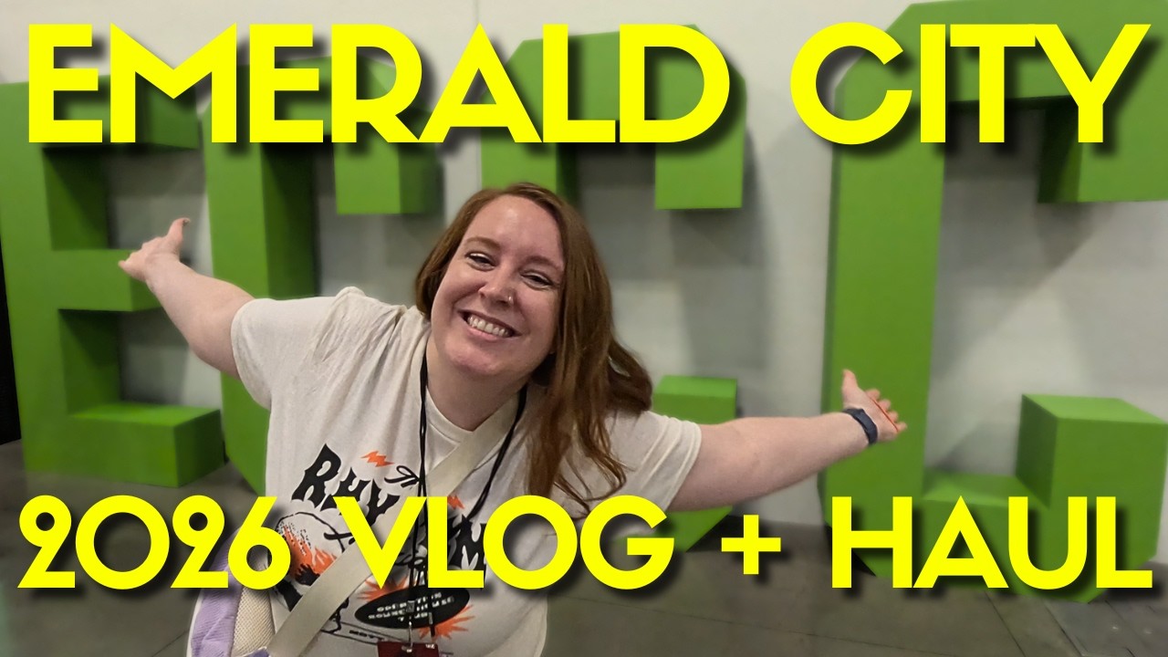 Emerald City Comic Con 2026 Vlog & book haul | husband's first time = more books! [Comic Cons]