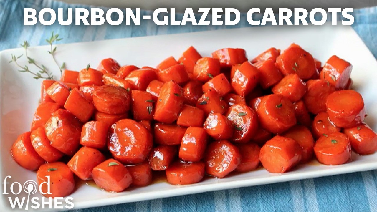 Bourbon Glazed Carrots - Special Occasion Carrot Side Dish Recipe