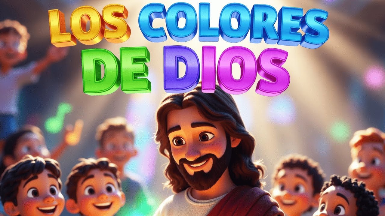 Los Colores de Dios 🌈✨ Canción Infantil | Música Cristiana para Niños