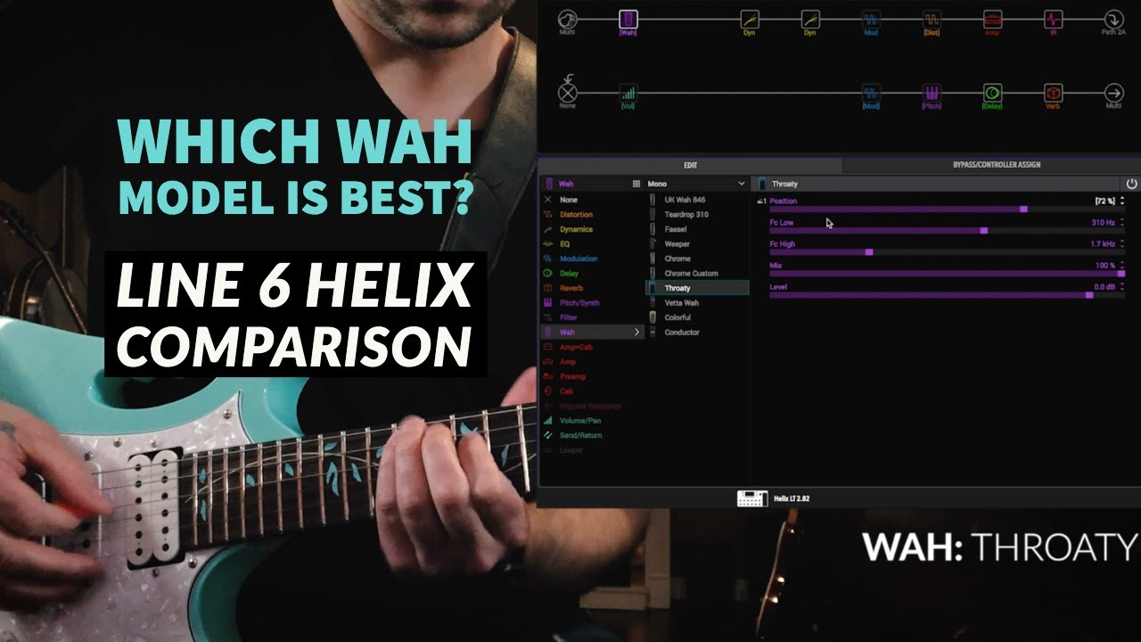 Line 6 Helix Wah Models Comparison | 10 Models | Clint Curtis